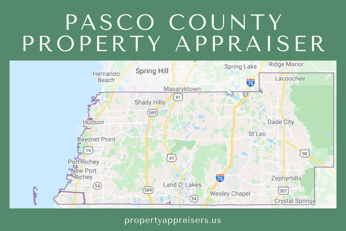 Pasco County Plat Maps Pasco County Property Appraiser's Office, Website, Map, Search