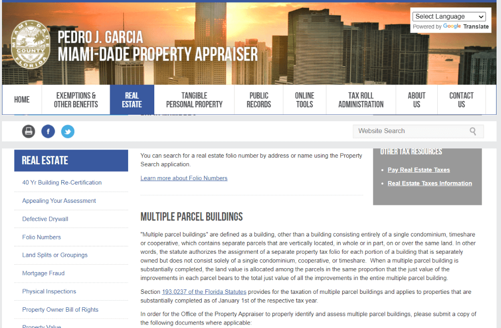 Miami Dade County Property Appraiser How to Check Your Property’s Value