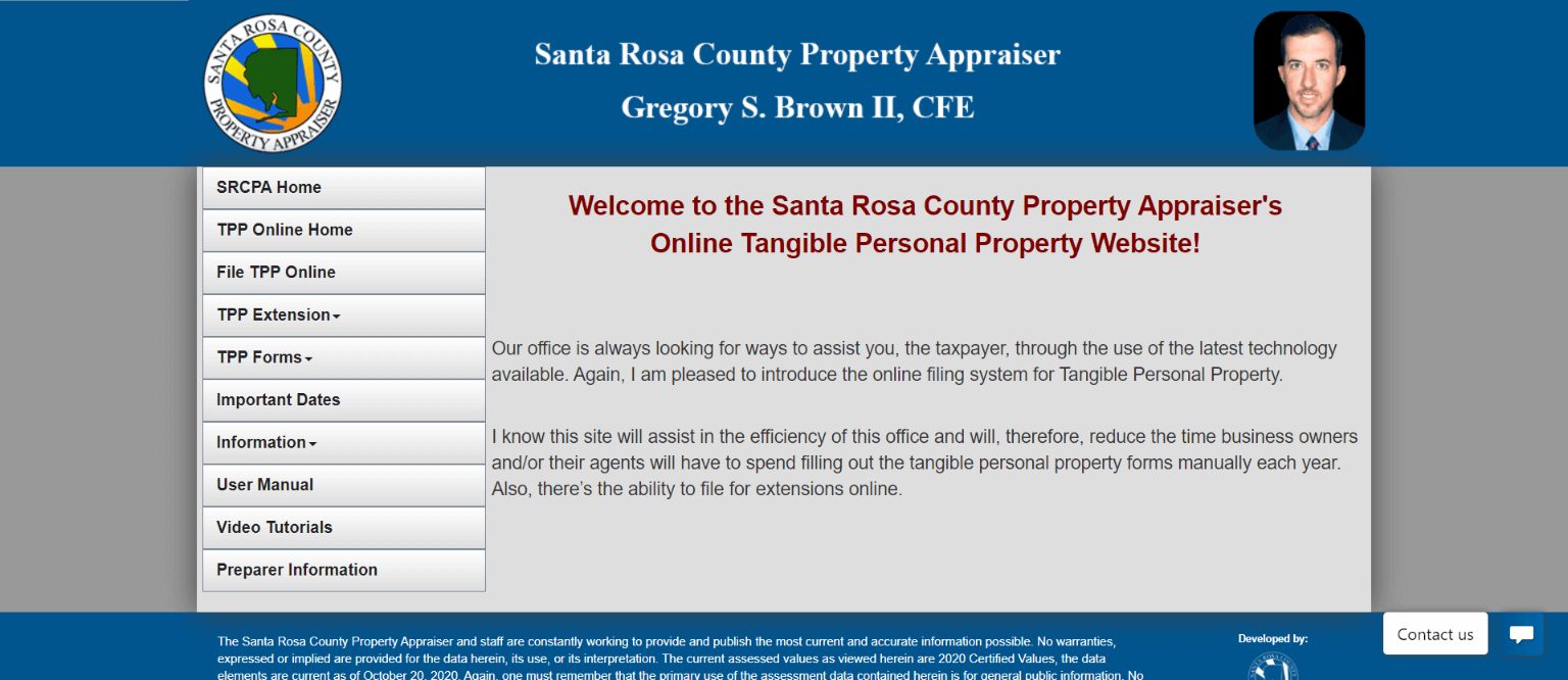Santa Rosa County Property Appraiser's Office, Website, Map, Search